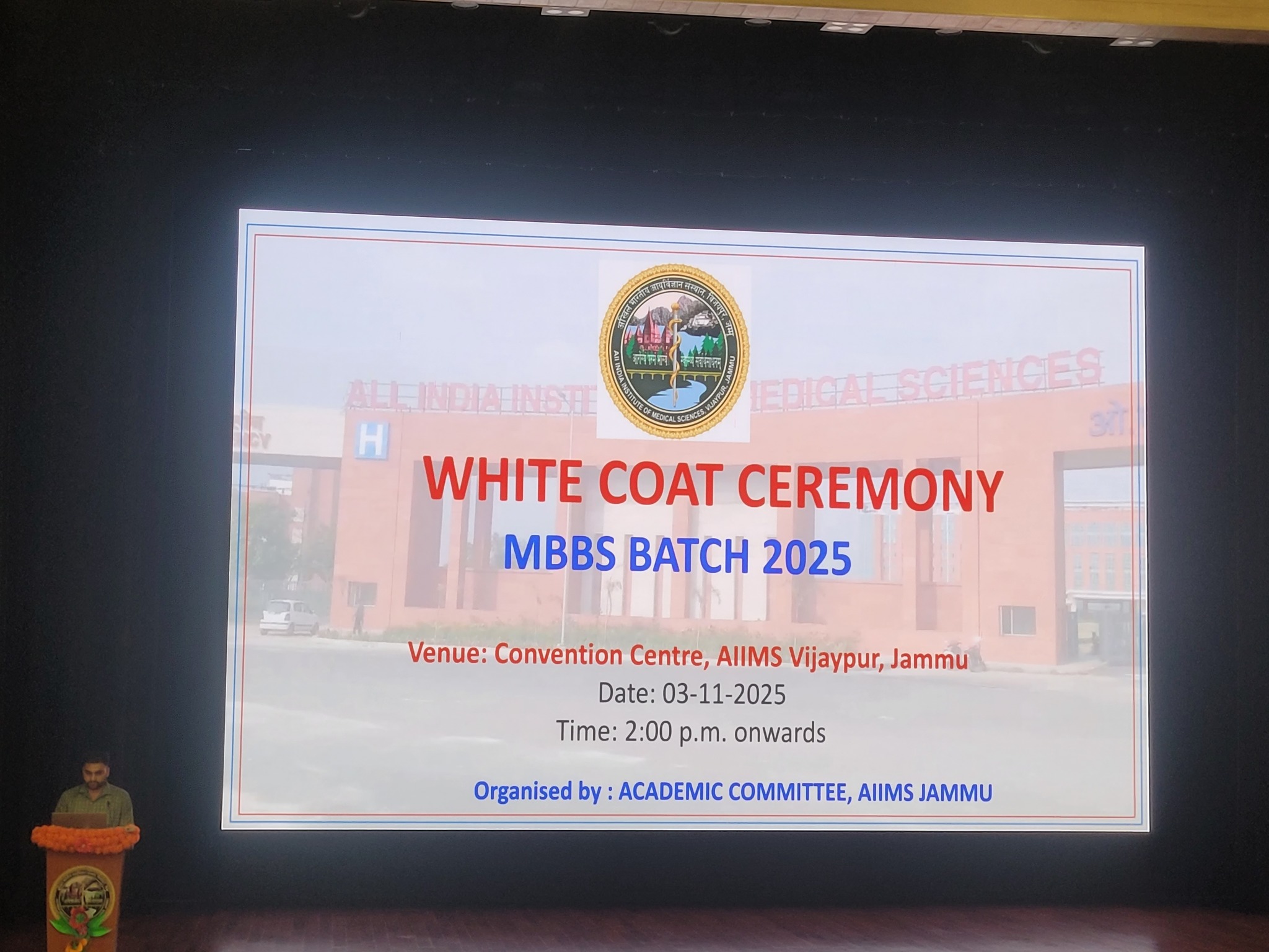 WHITE COAT CEREMONY (MBBS BATCH 2025)