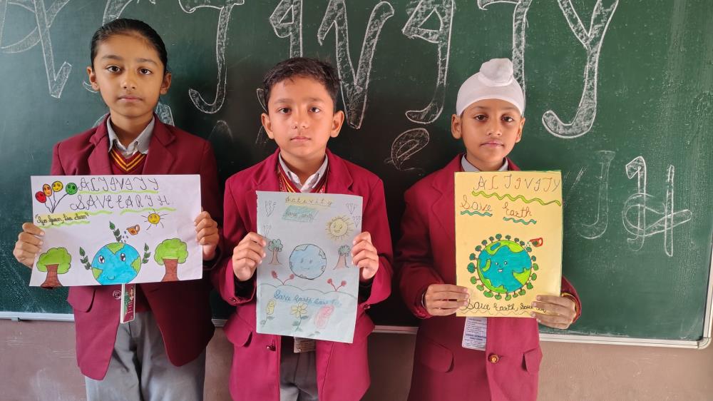 POSTER  MAKING ON SAVE EARTH (2024-25)