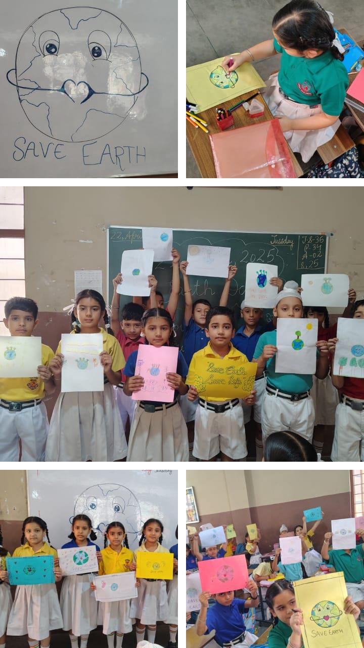 EARTH DAY CELEBRATED CLASSES IV & V (2025-26)