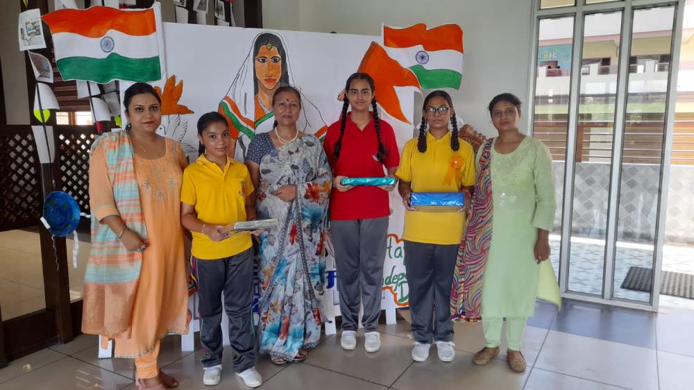 PARTICIPATED IN PAINTING COMPETITION ON OCCASION OF  AZADI KA AMRIT MAHOTSAV 
